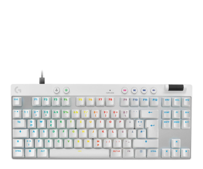 Klawiatura LOGITECH G PRO X TKL Rapid biały 920-013242